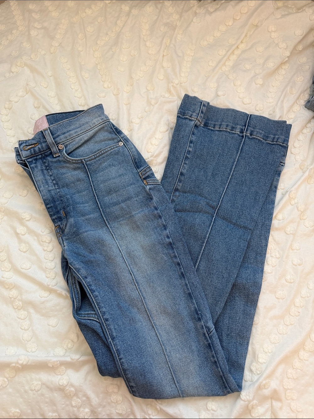Women’s High-Rise Straight Leg Jeans in Medium Blue